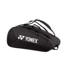 Torba na rakiety Yonex Team (Schlägertasche, 3 główne komory, komora na buty) 2025 czarna 12-sztukowa